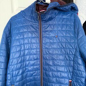 Tommy Hilfiger Quilted Hooded Jacket (Size L)